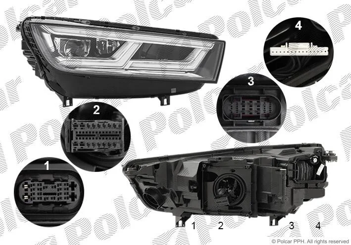 Фара основна Polcar 13X4102U (фото 1)