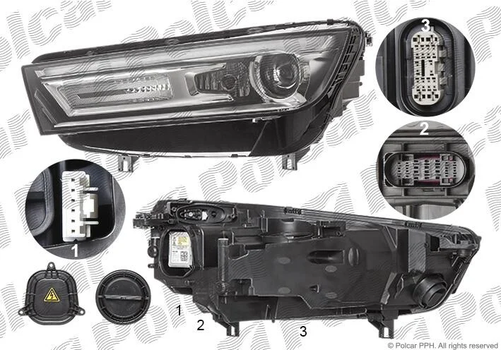 Фара основна Polcar 13X410-U (фото 1)
