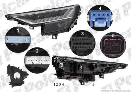 Фара основная Polcar 13Y1091Z