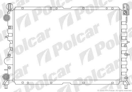 Радіатори охолодження Polcar 1402083X