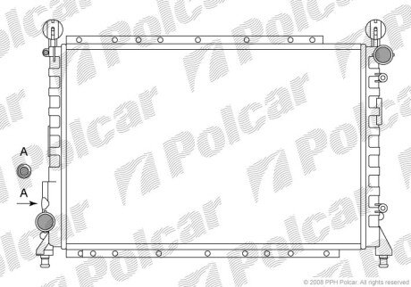 Радіатори охолодження Polcar 140208-5