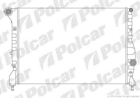 Радіатори охолодження Polcar 140408A2