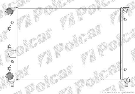 Радіатори охолодження Polcar 140408A3