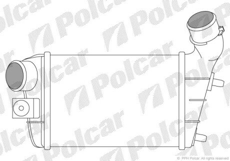 Радиаторы воздуха (Интеркулеры) Polcar 1404J8-1