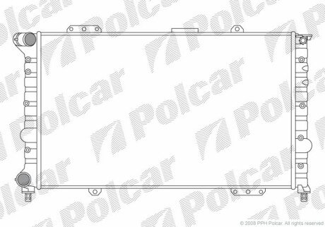 Радіатори охолодження Polcar 140708A2