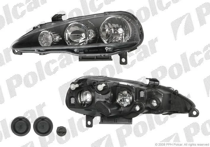 Фара основная левая H1, H7, PY21W, W5W Polcar 142009-E (фото 1)