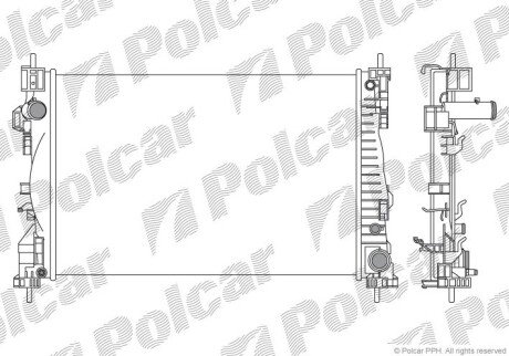 Радіатори охолодження Polcar 142108A3