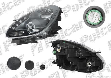 Фара основная левая H1, H7, LED Polcar 1421091UUA