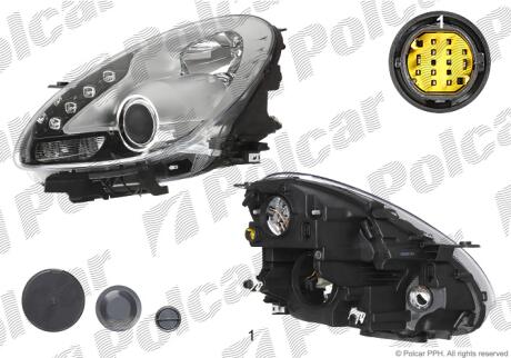 Фара основная Polcar 142109-E