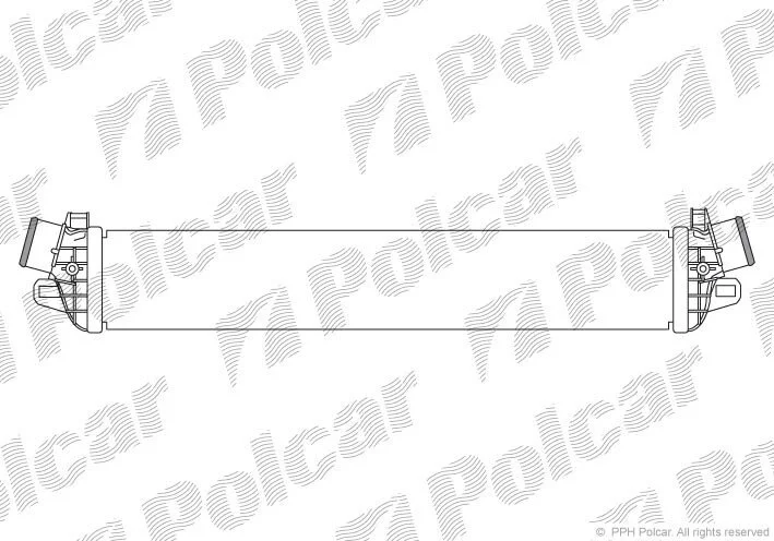 Радиаторы воздуха (Интеркулеры) Polcar 1421J84X (фото 1)