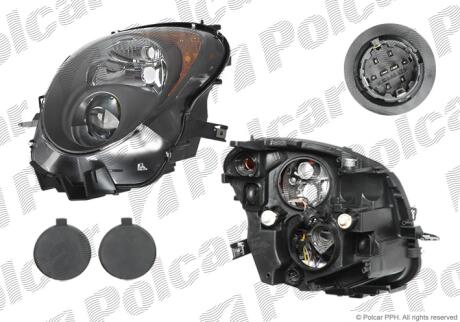 Фара основная правая H7, HP24W Polcar 1425104E