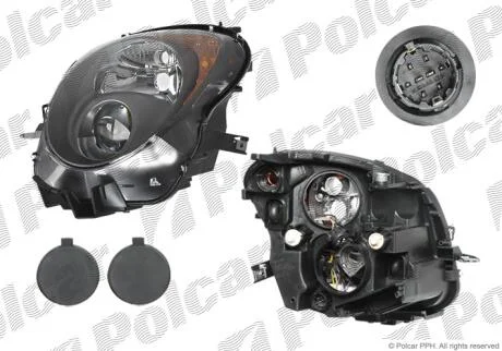 Фара основная правая H7, HP24W Polcar 1425104E
