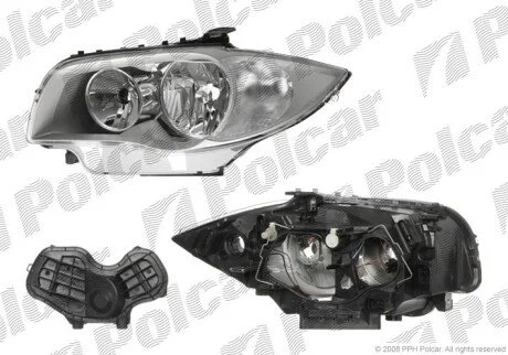 Фара основная левая D1S Polcar 200109-E