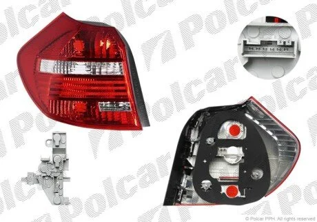 Фонарь задний справа Polcar 2001882V