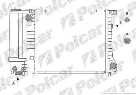 Радіатори охолодження Polcar 200508-5