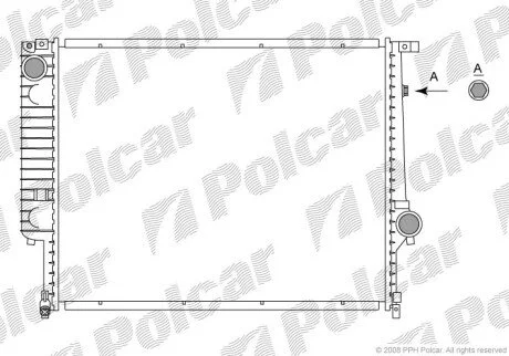 Радиаторы охлаждения Polcar 200508-7