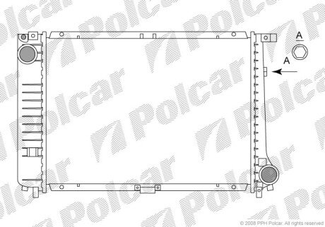 Радіатори охолодження Polcar 200508-8