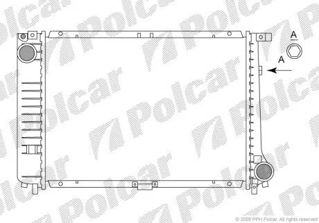 Радиаторы охлаждения Polcar 200508-8