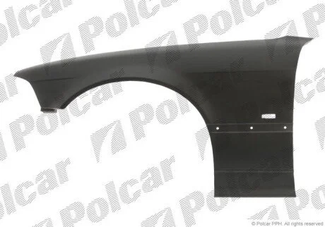 Крыло спереди слева с отверстием для поворотника Polcar 200701-4