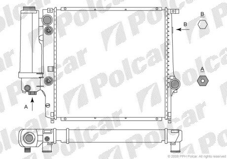 Радіатори охолодження Polcar 200708-5