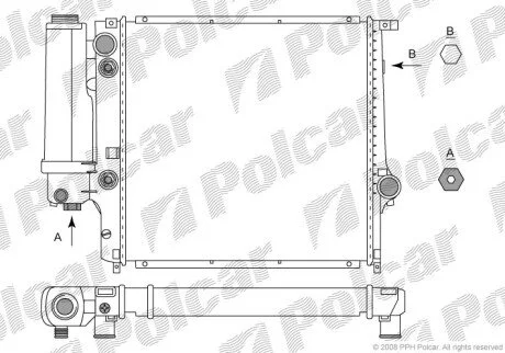 Радіатори охолодження Polcar 200708-5