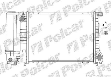 Радіатори охолодження Polcar 200708A1 (фото 1)