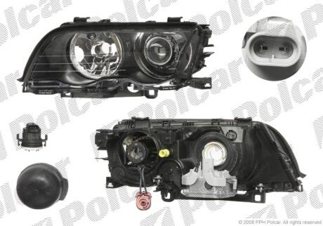 Фара основная левая D2S, H7 Polcar 2008091U
