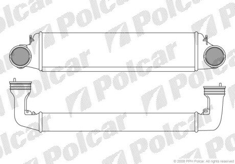 Радиаторы воздуха (Интеркулеры) Polcar 2009J8-2