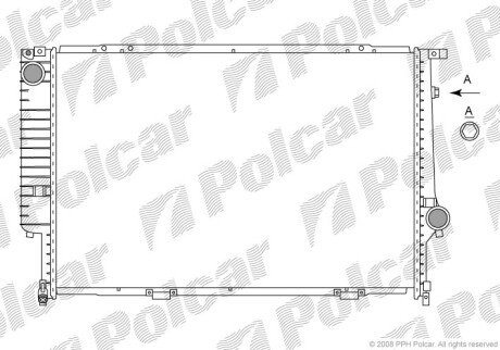 Радіатори охолодження Polcar 201508-7 (фото 1)