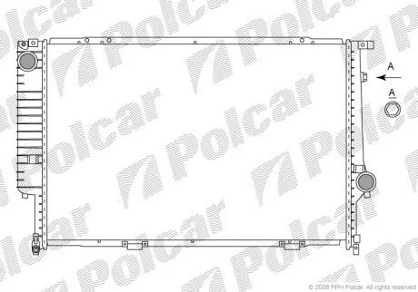Радиаторы охлаждения Polcar 201508-7