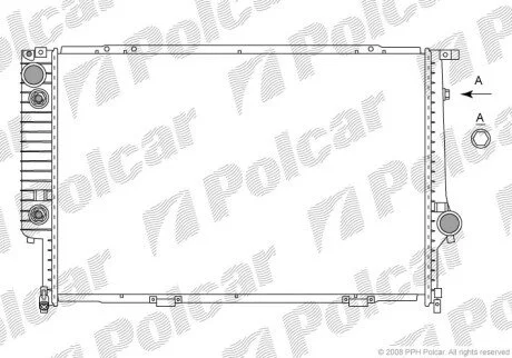 Радиаторы охлаждения Polcar 201508-8