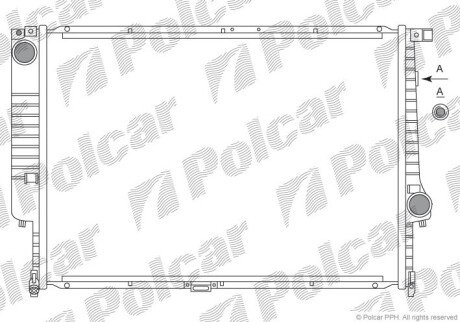 Радіатори охолодження Polcar 201508A5