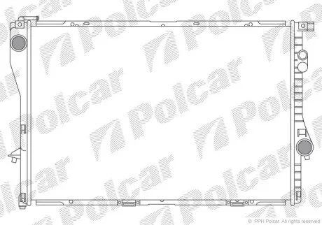 Радиаторы охлаждения Polcar 201608-6
