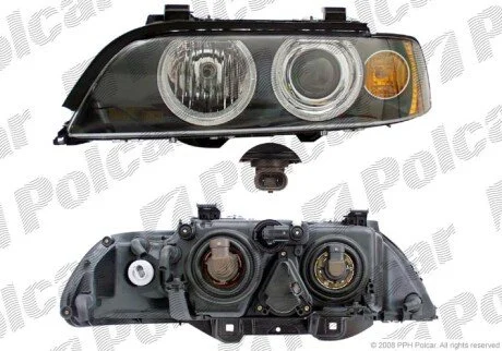 Фара основна права H6W, H7, PY21W Polcar 2016104H