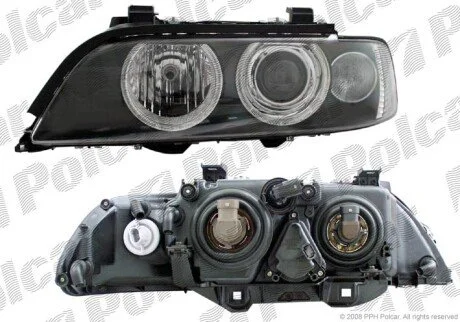 Фара основная правая H6W, H7, PY21W Polcar 2016105H