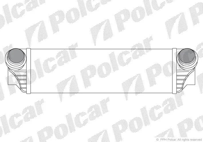Радіатори повітря (Інтеркулери) Polcar 2019J82X (фото 1)