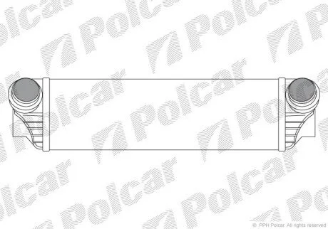 Радіатори повітря (Інтеркулери) Polcar 2019J82X