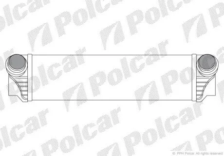 Радіатори повітря (Інтеркулери) Polcar 2021J81X