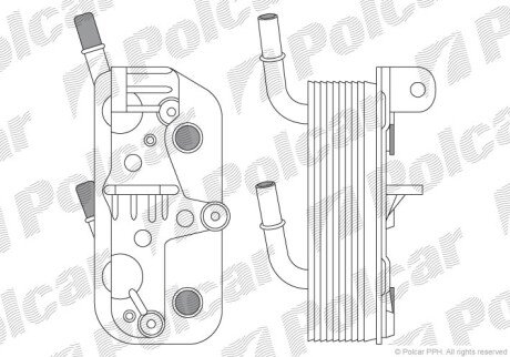 Радиаторы масла Polcar 2022L8-2