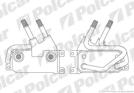 Радіатори масла Polcar 2024L81X