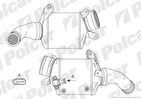 Радиаторы воздуха (Интеркулеры) Polcar 2025J81X