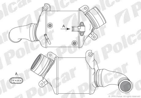 Радиаторы воздуха (Интеркулеры) Polcar 2025J82X
