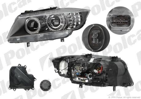 Фара основная Polcar 204210-E