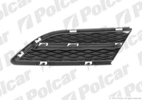 Решетка в бампере правый Polcar 204227-2