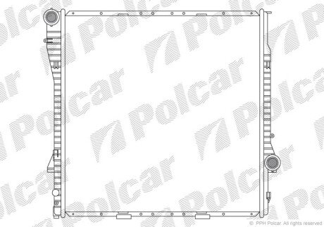 Радіатори охолодження Polcar 205008-1