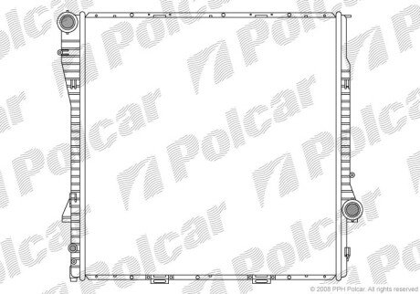 Радіатори охолодження Polcar 205008-3