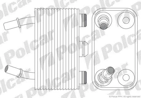 Радіатор масляний Polcar 2050L81X