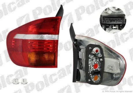 Ліхтар задній праворуч зовнішній Polcar 205188-U