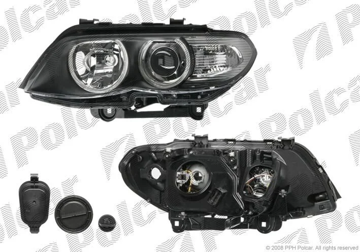 Фара основная правая H1, H10W, H7, PY21W Polcar 205210-H (фото 1)