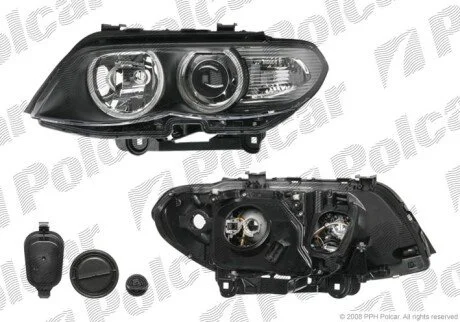 Фара основная правая H1, H10W, H7, PY21W Polcar 205210-H
